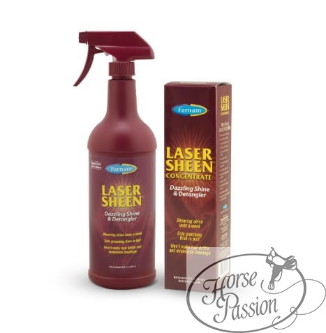 Farnam Laser Sheen – Glanz- Und Entwirrungsspray Für Pferde, 946 Ml