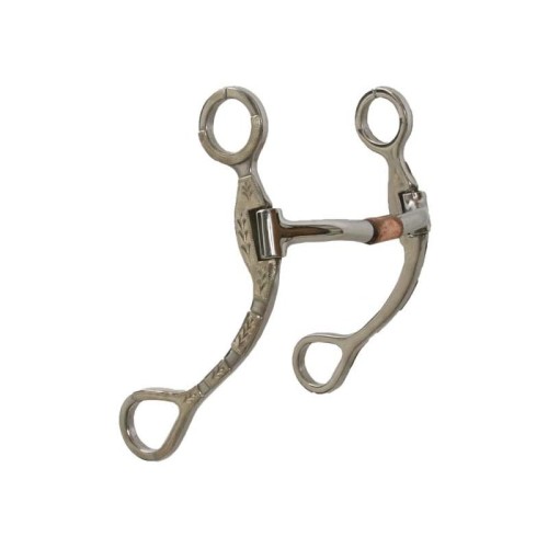 Czanka Billy Allen show 5" — swept-back shank asymetryczny, lewa czanka z grawerem kłosy, miedziana wstawka centralna, O-ringi górne, teardrop dolne