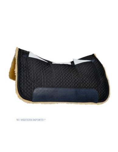 Pad western korekcyjny Western Imports — futro owcze od spodu, kieszenie korekcyjne z 18 wkładkami