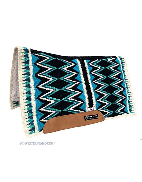 Pad western CSF Zuma Western Imports ocean turkus — wkładka CSF, blanket wełniany, 76 lub 83 cm — HorsePassion.pl
