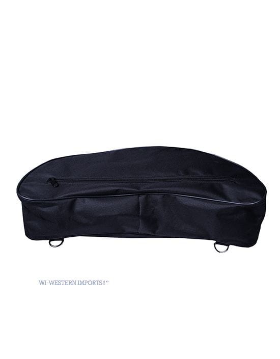 Sakwa typu banan do siodła western — montaż za siodłem, pojemna cantle bag