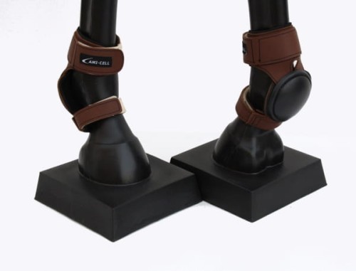 Ochraniacze Skid Boots Deluxe Lami‑Cell brązowe