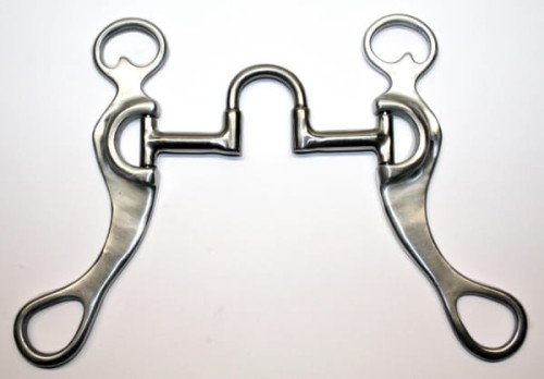 Czanka aluminiowa korekcyjna Equi 5" — aluminium czanki, wysoki port rdzewiejący, scroll hook górne ringi, teardrop dolne