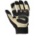 Rękawiczki Black Eagle ze skóry świńskiej — wzmocniona dłoń — HorsePassion.pl