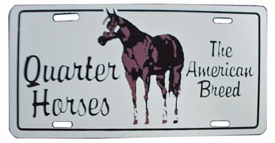 Tablica QUARTER HORSES