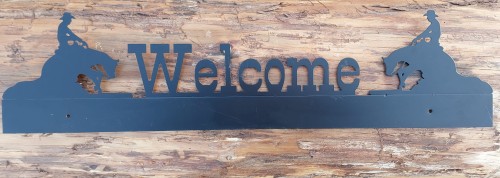 Szyld WELCOME reiner sliding stop koń