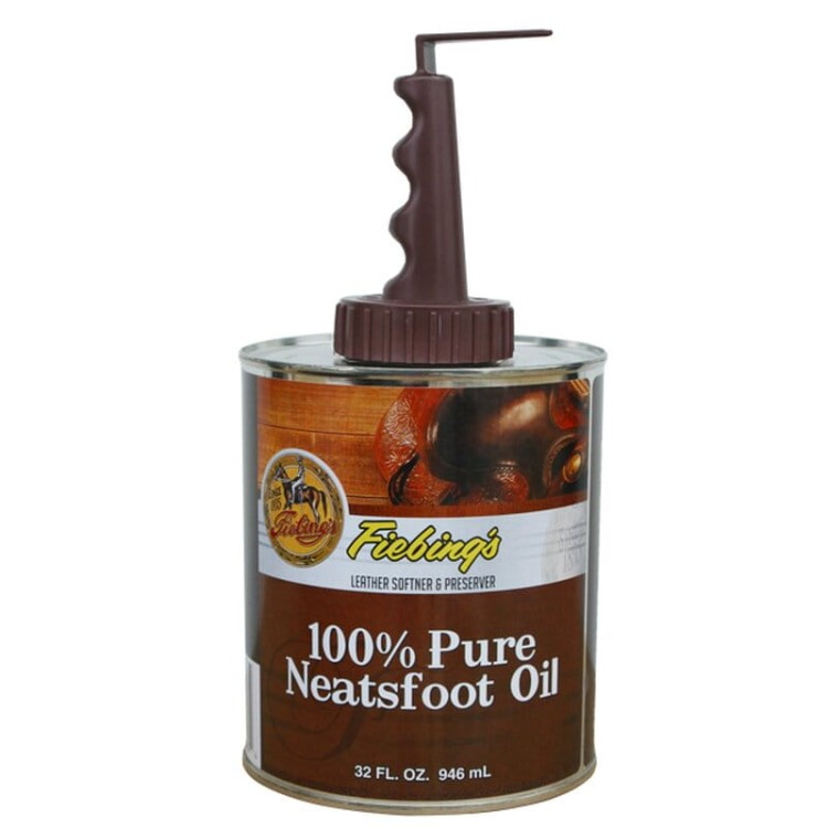 Fiebing's 100% Pure Neatsfoot Oil olej do skóry naturalny 946ml - zmiękczanie konserwacja siodła