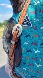 Flymask dla konia z ochroną oczu i uszu