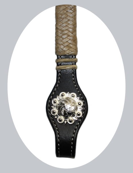 Ogłowie western naturalny wygląd