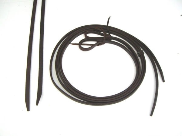 Wodze western podwójne skóra latigo 1/2 cala JT International — HorsePassion.pl