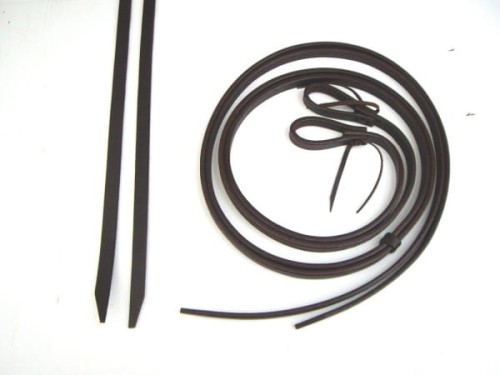 Wodze western Equi latigo 5/8 220 cm split reins skórzane — HorsePassion.pl