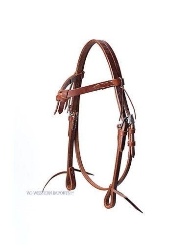 Ogłowie western PONY z naczółkiem futurity