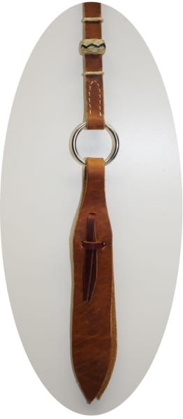 Wodze romal rawhide buttons detal przeszycie surowa skóra — HorsePassion.pl