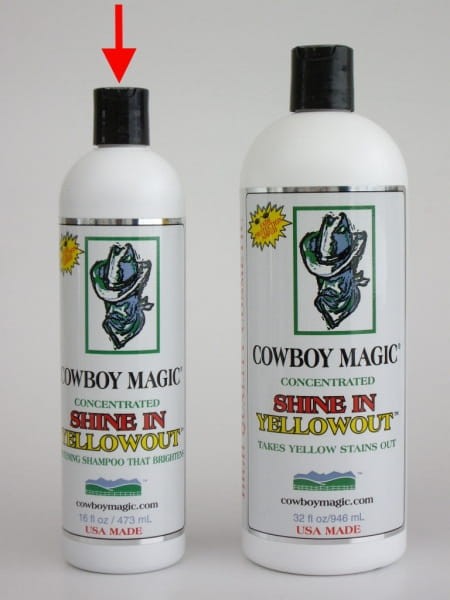 Cowboy Magic Shine In Yellowout — szampon wybielający sierść konia 473 ml
