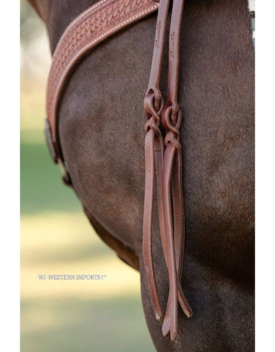 Skórzane wodze ranczerskie Ranch Hand karabińczyk snap — HorsePassion.pl