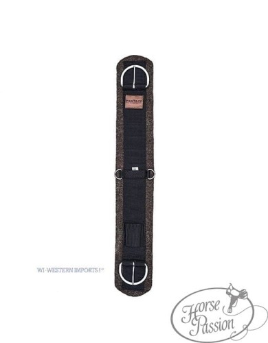 Popręg western filcowy ProTect Western Imports 40" bardzo duży koń — wełniany filc 16 mm, panel nylonowy z D-ringami, klamry stalowe — HorsePassion.pl
