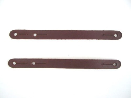 Paski stabilizujące do ostróg western Equi pod obcas podwójna regulacja 20cm ciemny brąz — HorsePassion.pl