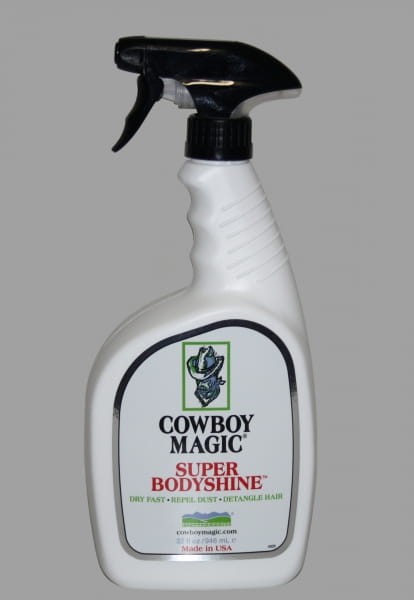 Spray nabłyszczający sierść konia z filtrem UV Cowboy Magic
