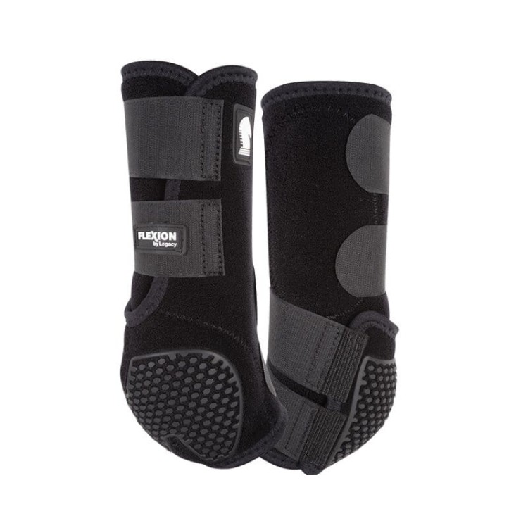 Ochraniacze Classic Equine Flexion czarne FRONT