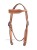 Ogłowie western futurity z concho skóra honey Western Imports — HorsePassion.pl