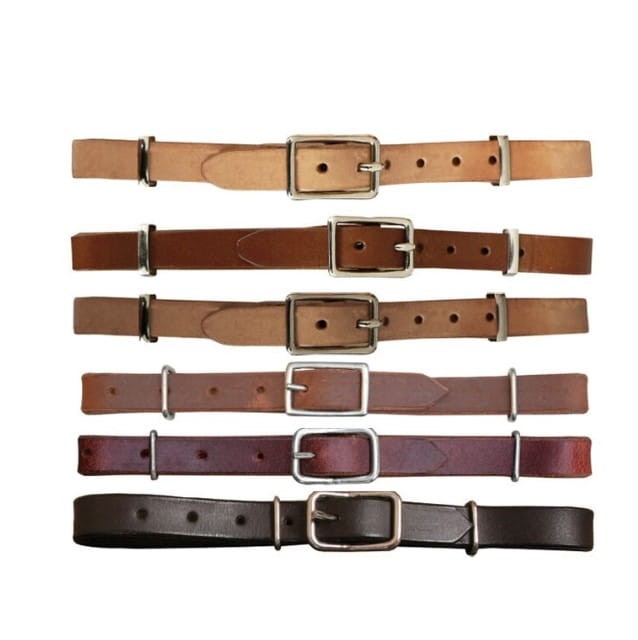 Seria pasków pod czankę w 6 kolorach — natural tan, kasztan, honey, dark brown, burgundy, czarny