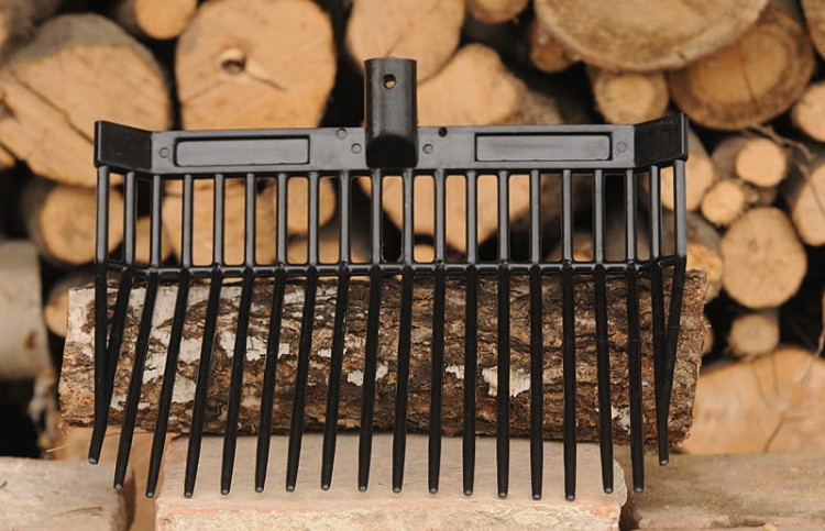 Gęste widły z tworzywa do obornika