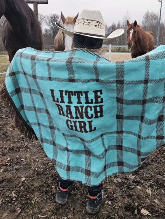 Koc jeździecki dla dzieci Little Ranch Girl