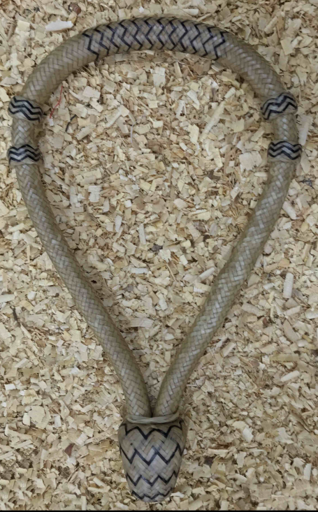 Bosal GVR pleciony z surowej skóry naturalny rozmiar QH — HorsePassion.pl