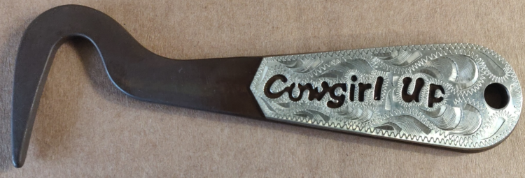 Kopystka western z grawerem COWGIRL UP