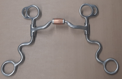 Czanka GVR medium port miedziany roller — S-curve czanki satynowe, podwójny otwór górnego pierścienia, 5"