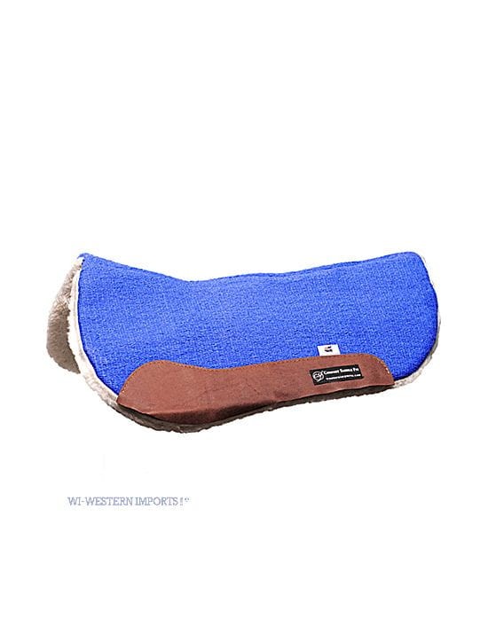 Pad western CSF Sierra krótki royal blue Western Imports — kompaktowy pad 69 cm z wkładką CSF do arabów i kuców