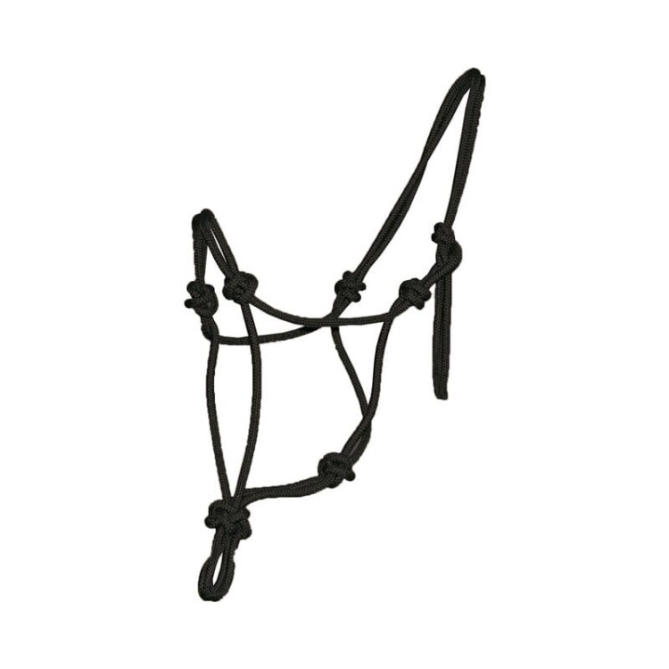 Kantar sznurkowy do pracy z ziemi — wariant kolorystyczny, cienka linka nylonowa — HorsePassion.pl