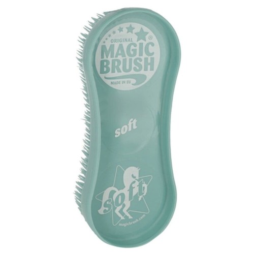 Szczotka typu Magic Brush do czyszczenia konia turkusowa