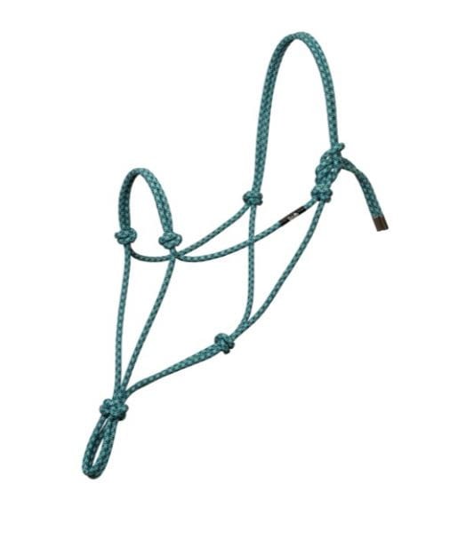 Kantar sznurkowy Weaver Silvertip No. 95 turkusowy — 5/16" polipropylen, 16-żyłowy splot diamentowy — HorsePassion.pl