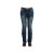 Rose Royce Angela — widok z przodu, bootcut nogawka, mid rise, dark blue denim wash